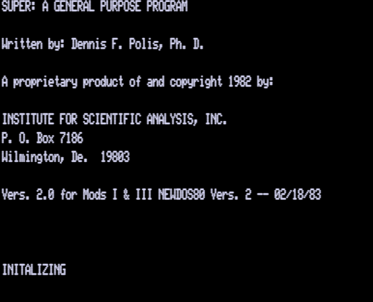 Screen shot